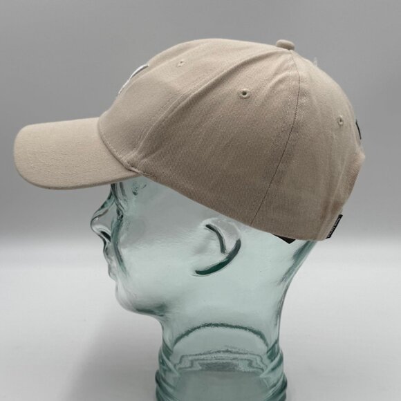 Playboy Bunny Logo Snapback Hat Cap Cream Off White w/ White Embroidered Logo OS - Picture 2 of 11